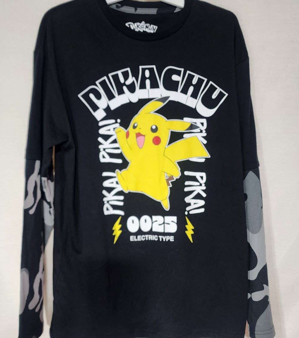 Pikachu 0025 children Long sleeve shirt XL